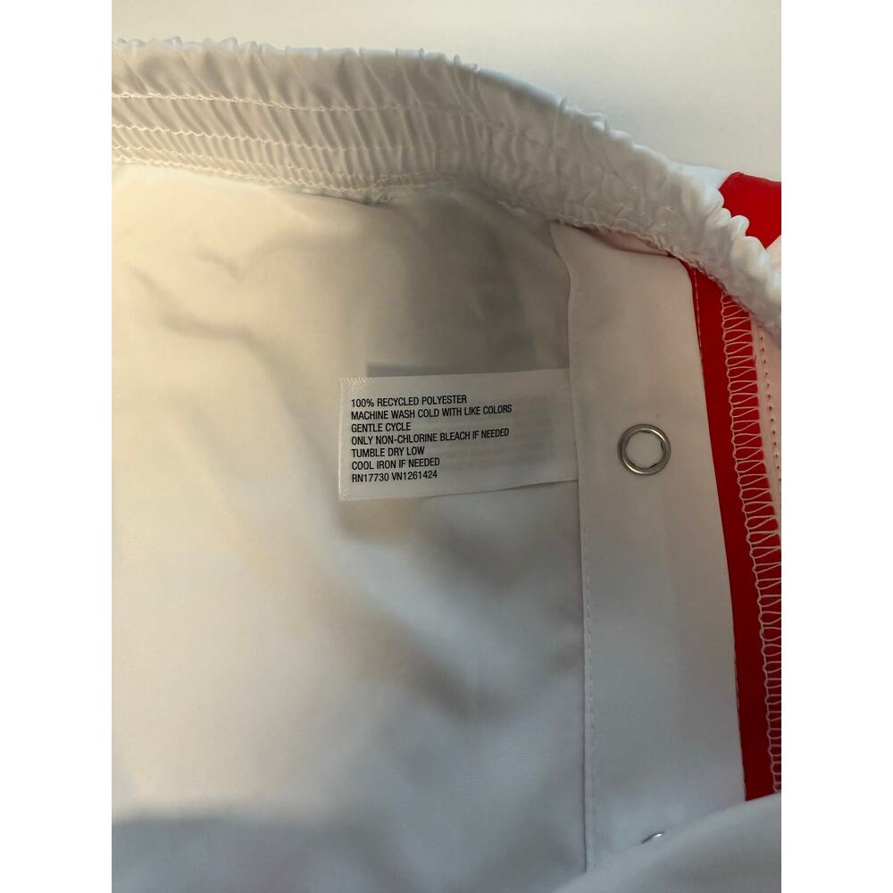 NWT Wild Fable White Snap Side Athletic Shorts XXL Red Stripe Y2K - Picture 5 of 8